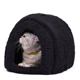 Wholesale Price Cat House and Pet Beds 5 Colors Beige and Red Purple, Khaki, Black with Paw Stripe, White with Paw Stripe
